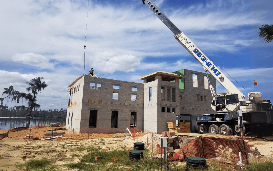 Residential building and construction project in the Lake County, FL, area.